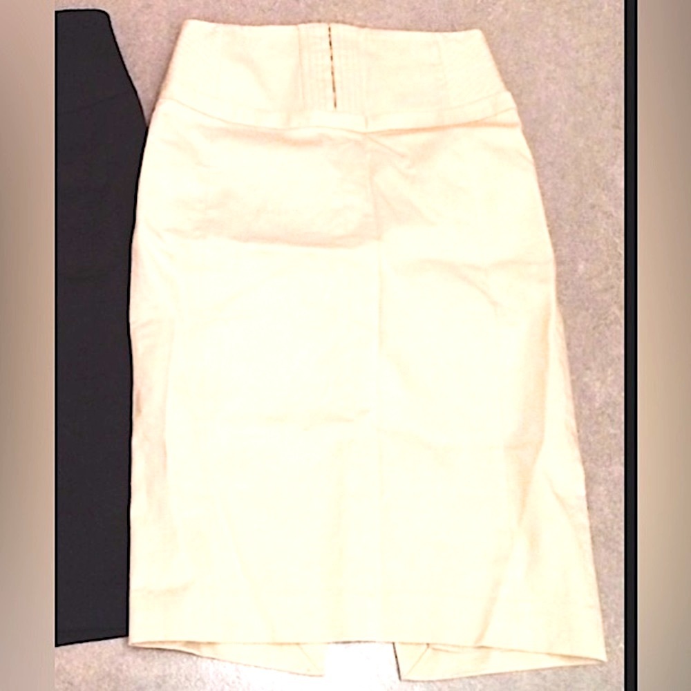 Khaki high waist pencil skirt size 0
